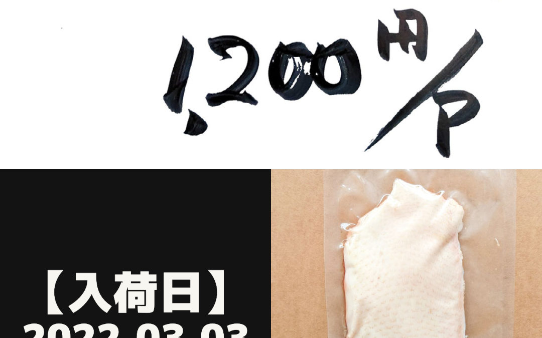 国産鴨＜フレッシュ＞入荷！20220303